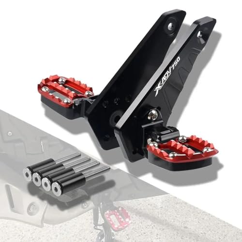 Repose-pieds arrière pliables X-ADV 750 avec grip antidérapant