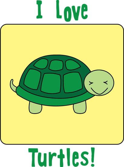 Taza de cerámica de 11 oz I Love Turtles miniatura 6