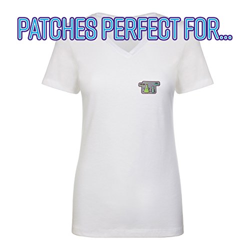 Overreacting Funny Chemistry Beaker Chemicals - Novelty Iron On Patch Applique #TOP2