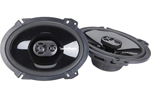 2 Pairs Of Rockford Fosgate Punch P1683 260W Peak (130W Rms) 6" X 8" Punch Series 3-Way Full Range Coaxial Speakers - 4 Speakers + Gravity Magnet Phone Holder #TOP4