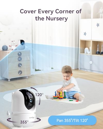 Comfyer Split-Screen Baby Monitor With 2 Cameras thumb #5