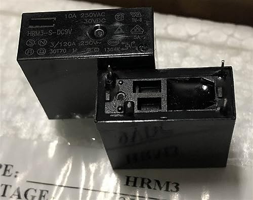 Relé de 4 pines HRM3-S-DC9V con alta capacidad de conmutación 10A