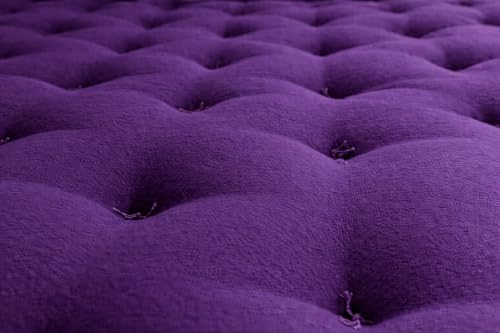 Image of ATOOTFUSION Soft Cotton Quilt | Foldable Light Weight Filled Single Firm Cotton Quilt Mattress| Gadda (Solid Coloured, Sleeping Capacity, 6 x 6 ft or 72 x 72 Inches) Double Bed (Purple)