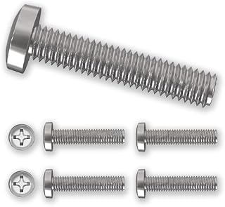 4 x M8 30mm Philips Bolts Screws for Samsung Televisions & Monitors for Flat or Tilt Wall Mount Bracket - Fixing Fasteners Installation (Also fits LG PANASONIC SONY TOSHIBA BUSH HITACHI)