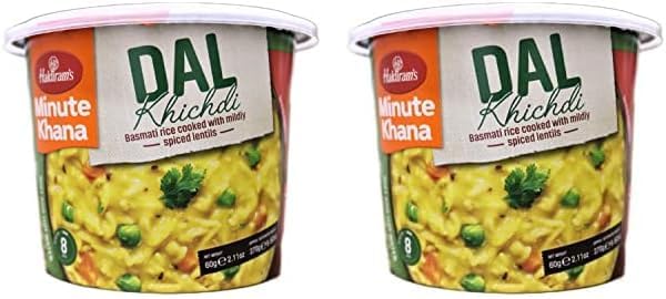 Haldiram's Minute Khana Dal Khichdi 60g (Pack of 2)