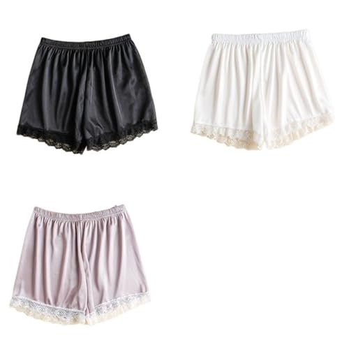 オーバーパンツ 3点セット 冷感 ペチコート キッズ 女の子 涼しいインナーパンツ ペチパンツ スパッツ レギンス 短パンツ 下着 子供 女児 幼稚園 保育園 通園 お遊戯会（Amazon）