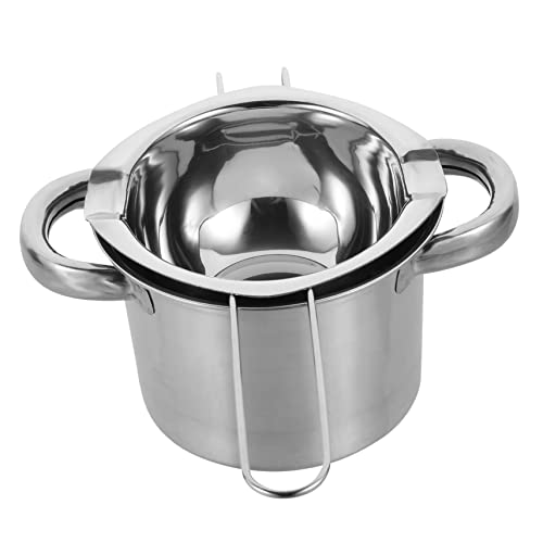 CHICAMPERA Stainless Steel Chocolate Melting Pot Long Handle Double Boiler for Candy Butter Cheese