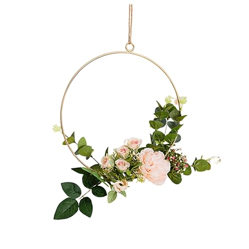 TOPBATHY Guirnalda de Flores Artificiales Cuerda Colgando decoración Mural guirnaldas para Cuerda de Colgando Colgante de Artificial Ronda Encanto Ornamento Colgar en la Pared