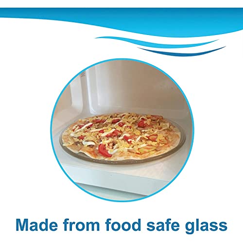Image of AV Turntable Tray /Glass Plate for Samsung Microwave (10 Inch /255 mm, Clear)