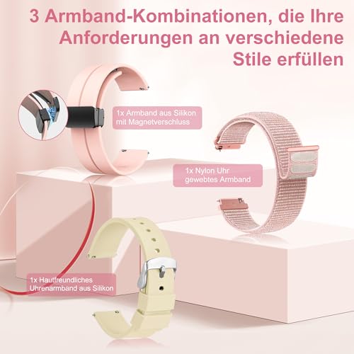 Smartwatch Damen Herren,Fitnessuhr Tracker mit Telefonfunktion 1.83" Touchscreen,Uhren Fitness Tracker IP68 Wasserdicht/Blutsauerstoff/Pulsmesser/Sportuhr Aktivitätstracker für Android/iOS – Bild 6