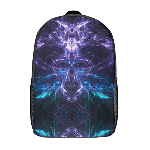 Sac à dos cadeaux pour garçons et filles style Fractal 17 pouces