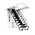 Electric Attic Ceiling Ladder - Telescopic Non-Slip Folding Steps with Pull Down Mechanism and Telescoping Armrests for Easy Access to Attics and Storage Spaces