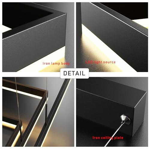 Lampe suspendue LED pour éviter la fatigue visuelle au bureau