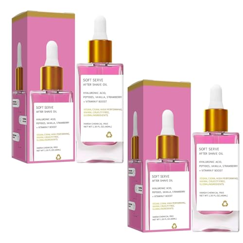 Aceite para después del afeitado con fresa y vainilla, aceite para después del afeitado con fresa, aceite para después del afeitado con fresa y vainilla para mujeres, previene los pelos encarnados y l