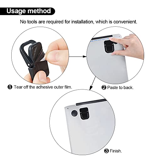 Begino Portable Keyboard Stand For Desk, Invisible Laptop And Keyboard Riser Foldable Zinc Alloy Laptop Holder, Mini Laptop Stand For Macbook, 10-18" Laptop, Tablet, Keyboard, Phone(2Pcs, Black) #TOP3