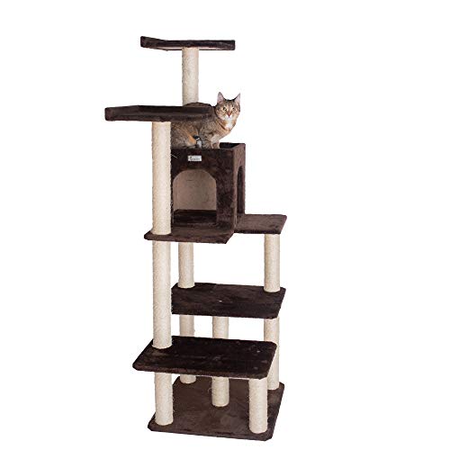 Gleepet Gp78680723 Cat Tree, 66-Inch, Coffee Brown #TOP23
