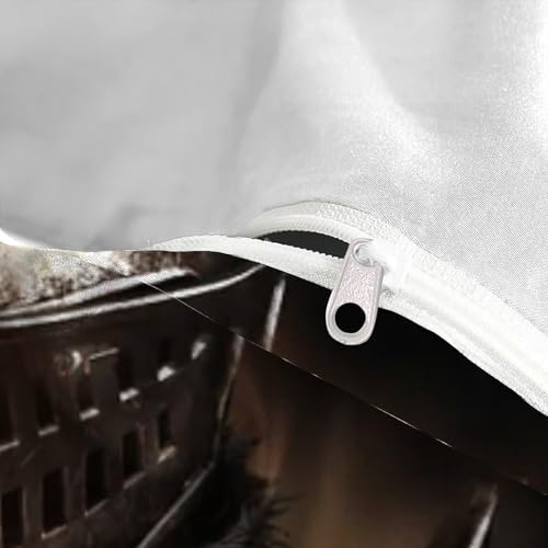 Housses de couette facile à changer grâce au grand zip pour grand lit