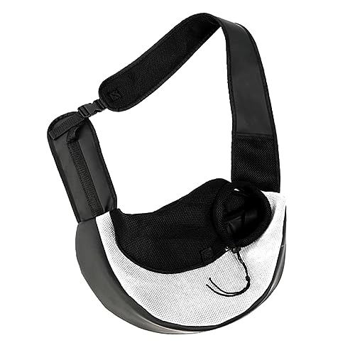 GRIRIW Puppy Travel Bag Pet Supplies Adjustable Collar Phone Pocket Portable Folding Dog Bag Random