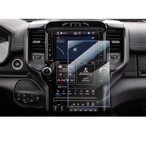 Protection d'écran Ram 1500 Uconnect en verre trempé anti-rayures 12 pouces