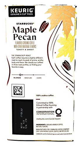 Starbucks Coffee Maple Pecan K Cups 