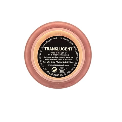 One Size Ultimate Blurring Setting Powder Travel Size - Translucent - for Fair to Medium Dark Skin - Thumbnail 4