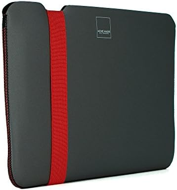 Acme Made Skinny Sleeve for MacBook Air 11-Inch - Grey/Poppy Orange