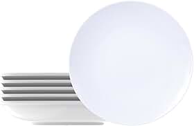 Kit Prato Fundo Tramontina Leonora em Porcelana 21 cm 06 Peças