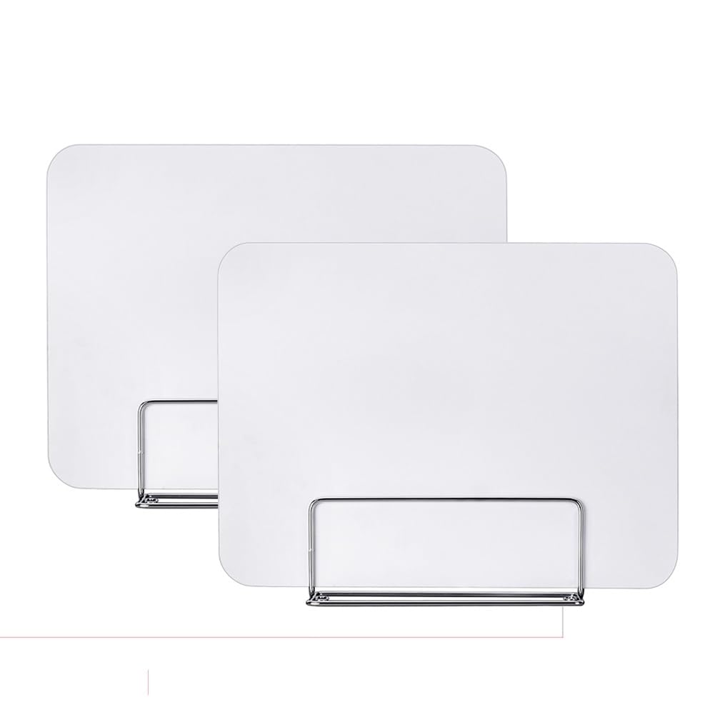 POTUBI Desk Privacy Dividers, Divider Pack of 2 Multicolor Multiple Sizes(Wit,40X30cm)