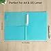 Kokuyo Portfolio Folder with Pockets Folder for Paper Organization,Heavy Duty Pocket Folder Fits US Letter & A4，Flip & Write Surface,Dual-Purpose Clip & Pocket Design(FU-CEH755P)