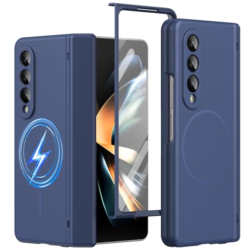 Coque Samsung Z Fold 4 anti-choc et protection écran bleu pour sécuriser votre objectif