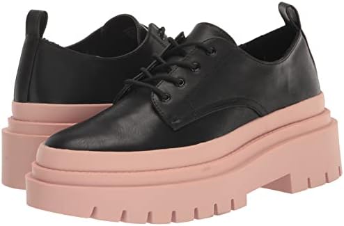 Steve Madden Women's Malene Loafer, Black/Pink, 6 | Image 6