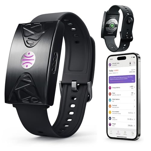 Image of HEALBE Calorie Tracker, Automatic Calorie Intake Smart Band with App, Screen-Free Activity Tracker, Health Tracker, Sleep, Hydration, Stress, 24 /7 Heart Rate, 5 ATM Waterproof