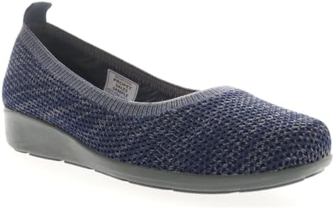 Propét Womens Yen Knit Ballet Flats Casual Casual - Blue - Size 9 M | Image 1