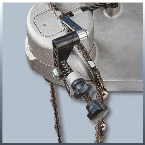 Einhell Sägekettenschärfgerät GC-CS 85 (Schleifscheibe, Tiefenbegrenzung, Kettenspannvorrichtung, präzise Schleifwinkeleinstellung) – Ansicht 3
