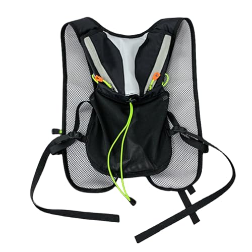 Running Hydration Vest | Comfortable Chest Straps Running Hydration |Running Vest with Bladder, Reflective Design Organizer Bag Multiple Pockets for Trekking, Camping, Cycling, Mountaineering
