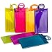 7 Pack TravelMore Luggage Tags For Suitcases, Flexible Silicone Travel ID Identification Labels Set For Bags & Baggage - Multi Color Pack