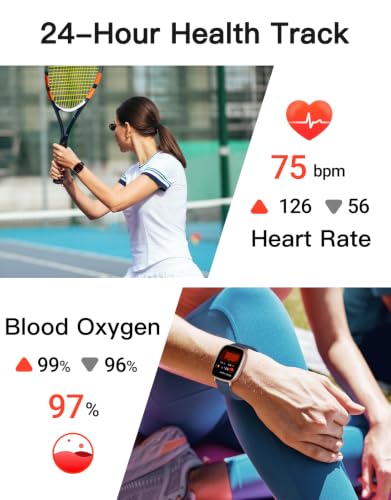 Image of Smart Watches for Men Women with GPS Built-in, Answer /Make Calls, 1.95 inch Smartwatch for iPhone /Android Phones, Fitness Watch with Heart Rate /Sleep Monitor 100+ Sports Modes IP68 Waterproof (Blue)