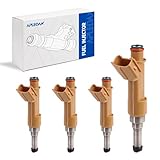 APLEDAX Fuel Injector Set For/Toyota Corolla 2009-2015 1.8L XRS, 2.4L For/Matrix 1.8L 2009-2012, For/Scion XD 2008-2009, OE 322-50202, 23250-0T010 23250-0T020 4pcs