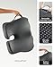 SitCushion Car Seat Cushion for Long Driving, Extra Large Memory Foam Seat Cushion for Sciatica Pain Relief, Car Essentials Orthopedic Pillow for Back Support, Tailbone Pain Relief Cushion (Black)