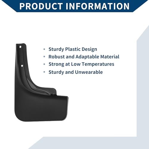 Image of Mud Flaps Splash Guards W /Mount Accessories for Rivian R1T 2020-2024 Front and Rear Mud Guards 1 Set