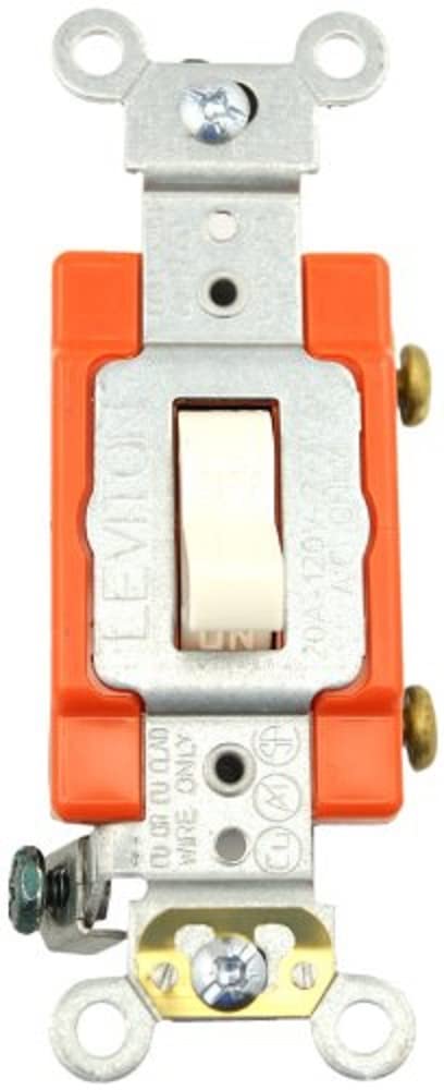Amazon.com: Leviton 20-Amp, 120/277-Volt, Toggle Single-Pole AC