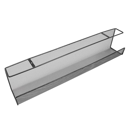 Bandeja Organizadora para Bajo Escritorio, Autoadherente, Sin Taladro, Cargador de Metal de Malla, Organizador de Cables Bajo Escritorio para Manejo de Cables, 21.7 o 15.7 pulgadas de Largo miniatura 3