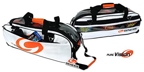 Genesis Bowling Sport 3 Ball Tote Roller - Black #TOP4