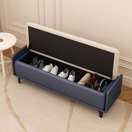 Banc de lit et d'entrée multicolore pour retrouver un espace propre et ordonné - 3