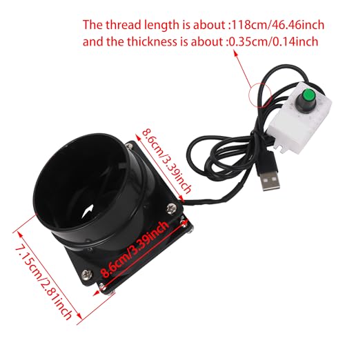 Ventilateur de hotte 5V USB solution contre buee et odeurs - 4