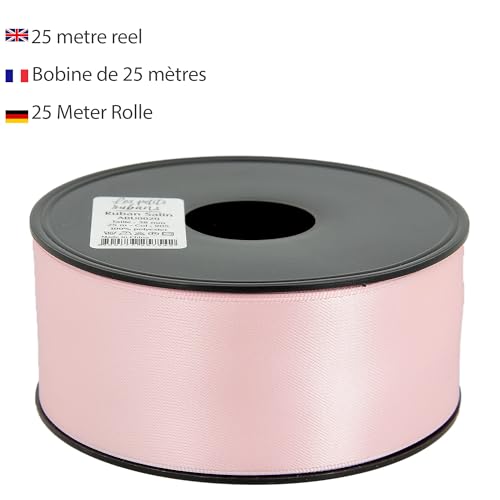 100% Polyester Double Sided Satin Ribbon for Weddings Gift Wrapping, Floral Arrangements, Crafts, Cakes, Bows, Decorations - Image 4