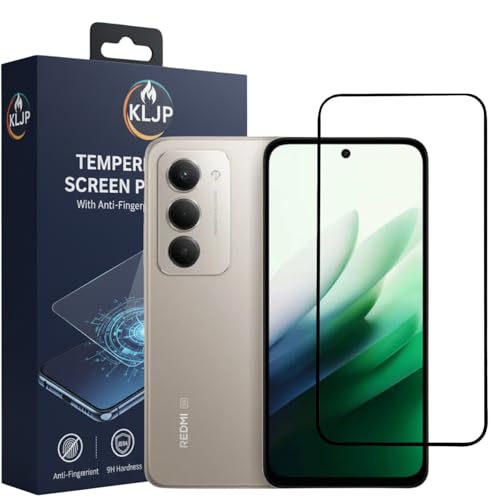 Image of Gorilla Tempered Glass For Redmi 15 (Pack of 1) With Installation Kit | Edge to Edge Coverage | Black