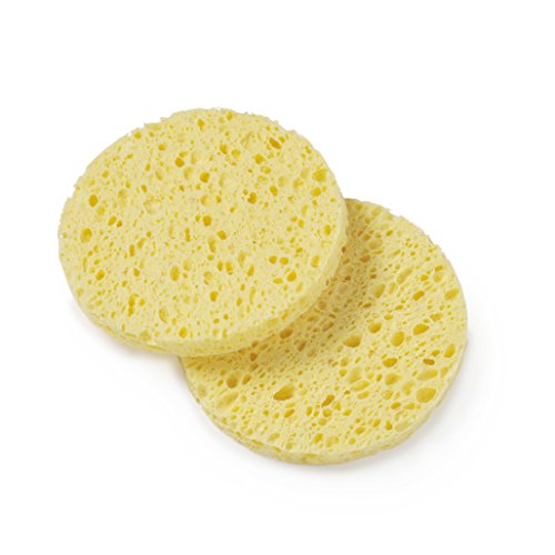 Manicare Cellulose Cleansing Sponges Pack Of 2 Facial Cleansing Exfoliates Cleans Skin Massages Removes Makeup And Face Masks Skincare Facial Wash Natural Fibres Eco Friendly Reusable