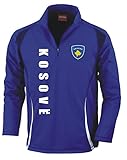 kosovo karte  Aprom-Sports Kosovo Trainingstop - Fussball Sport - Blau (M)