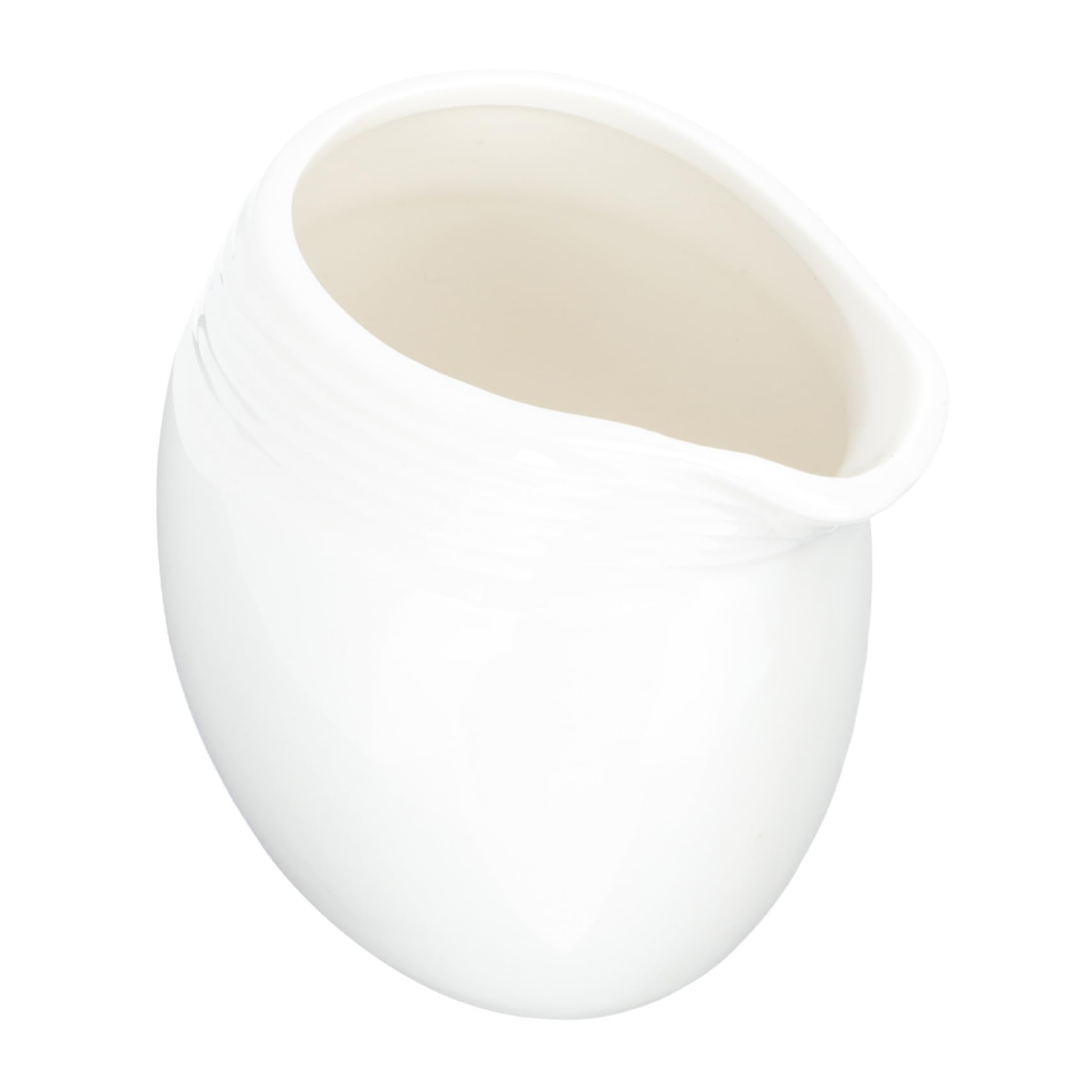 NAMOARLY Sauce Boat Milk Serving Pitcher Espresso Coffee Cappuccino Pitcher Hamster Bowls Milk Jug Coffee Cup Soy Bowls Coffee Creamer Pitcher Enamel Dishes Creami White Ceramics